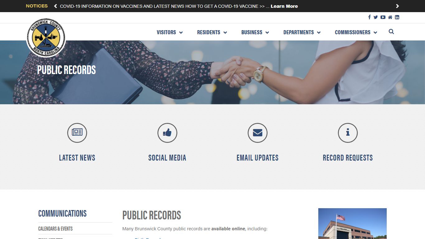 Public Records - Brunswick County Government
